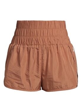 Free People FP Movement The Way Home Short - Brushed Apricot Nylon Athletic